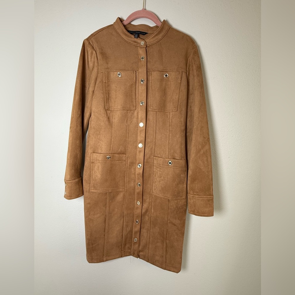 White House Black Market Camel Trench Coat
